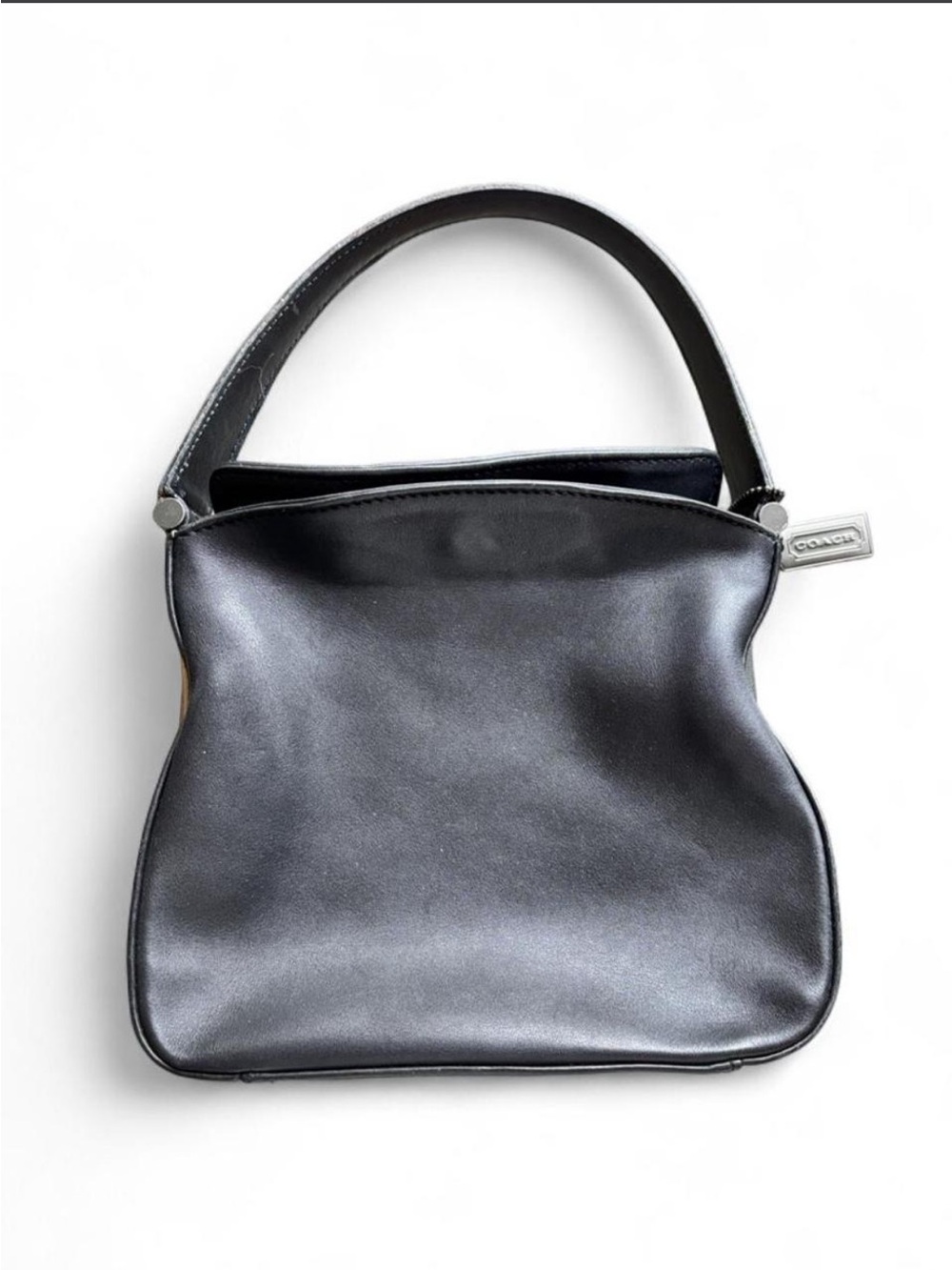 Vintage Coach Whitney Mini Hobo 9181 Black Leather Purse